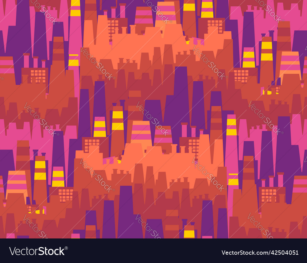 Big industrial pattern seamless large works Vector Image