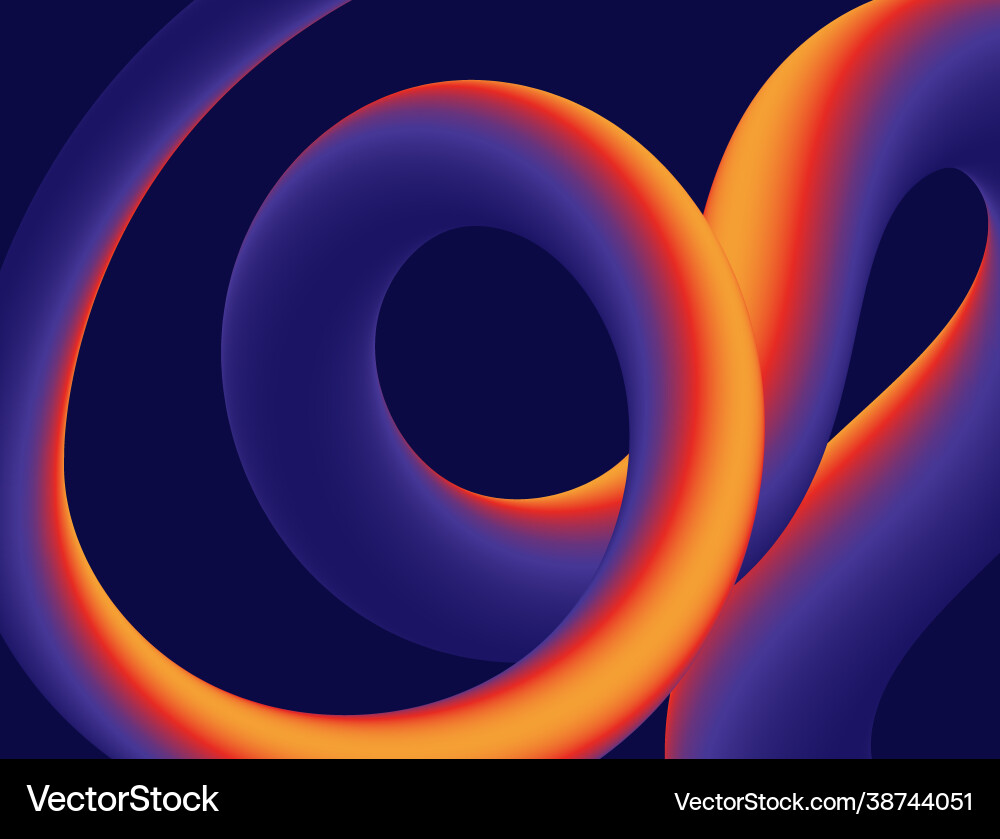 Fluid abstract background Royalty Free Vector Image