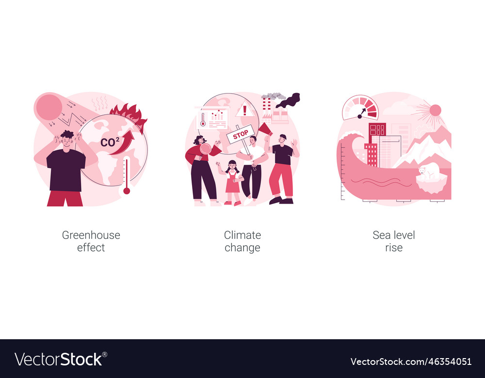 Global warming abstract concept