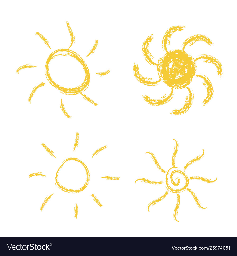 Sun icon set