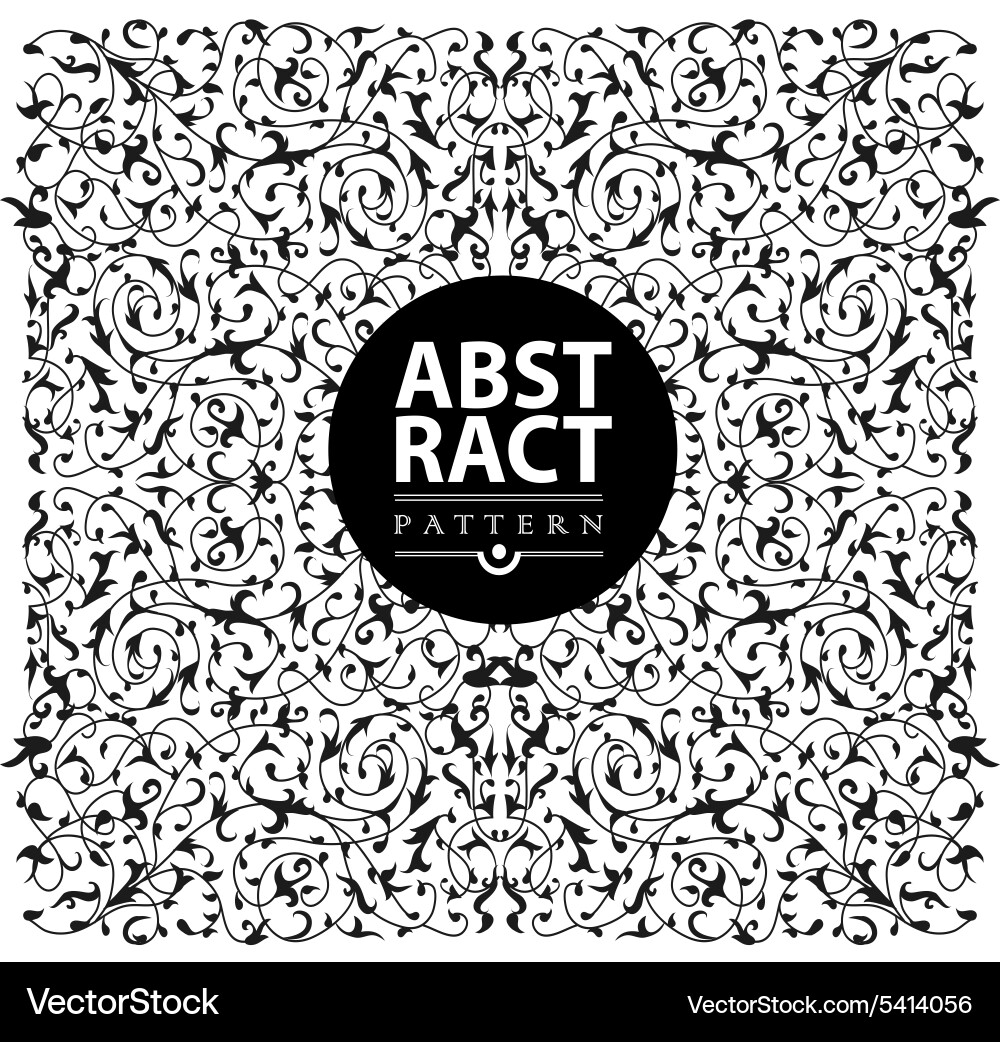 Calligraphic floral design elements Royalty Free Vector