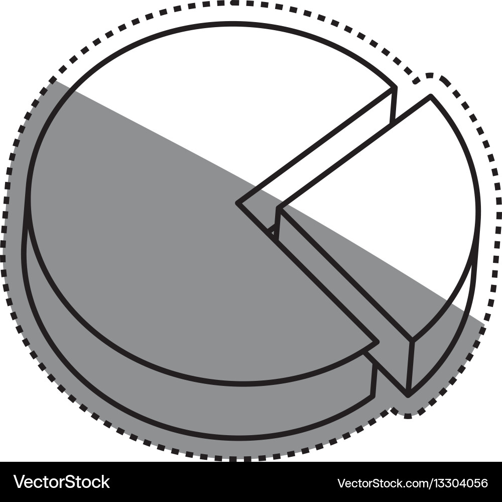Statistic graph report Royalty Free Vector Image