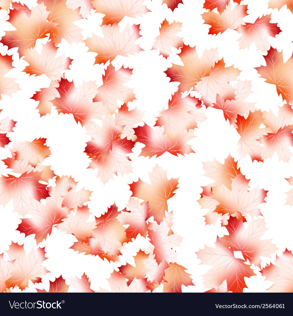 Autumn maple leaves pattern background eps 10