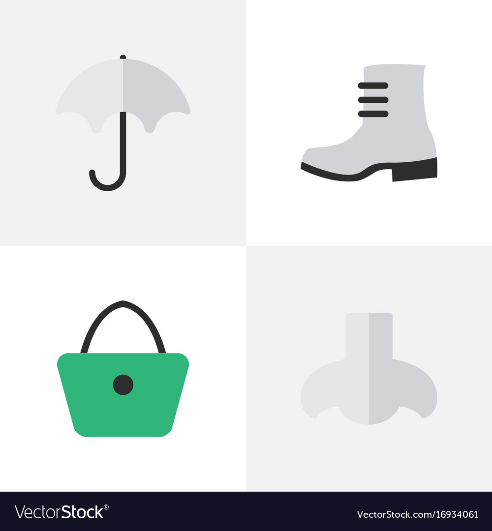 Set of simple equipment icons