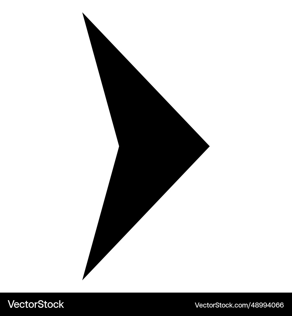 Right arrow Royalty Free Vector Image - VectorStock