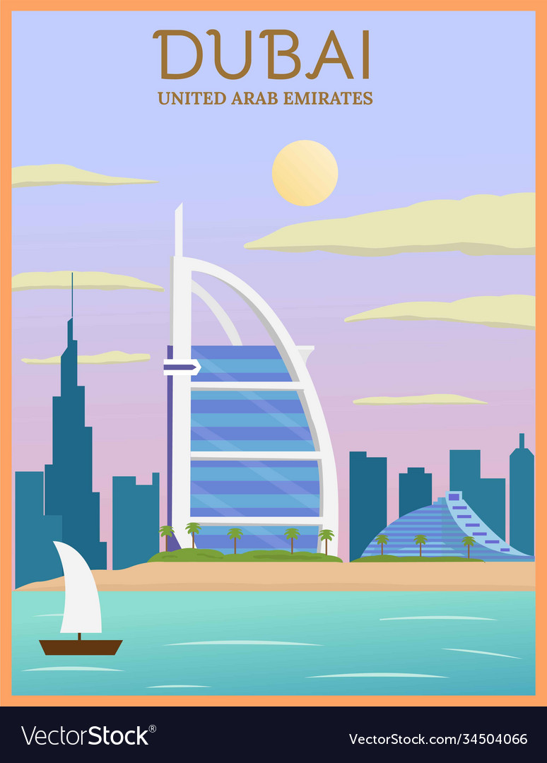 Travel poster Royalty Free Vector Image - VectorStock