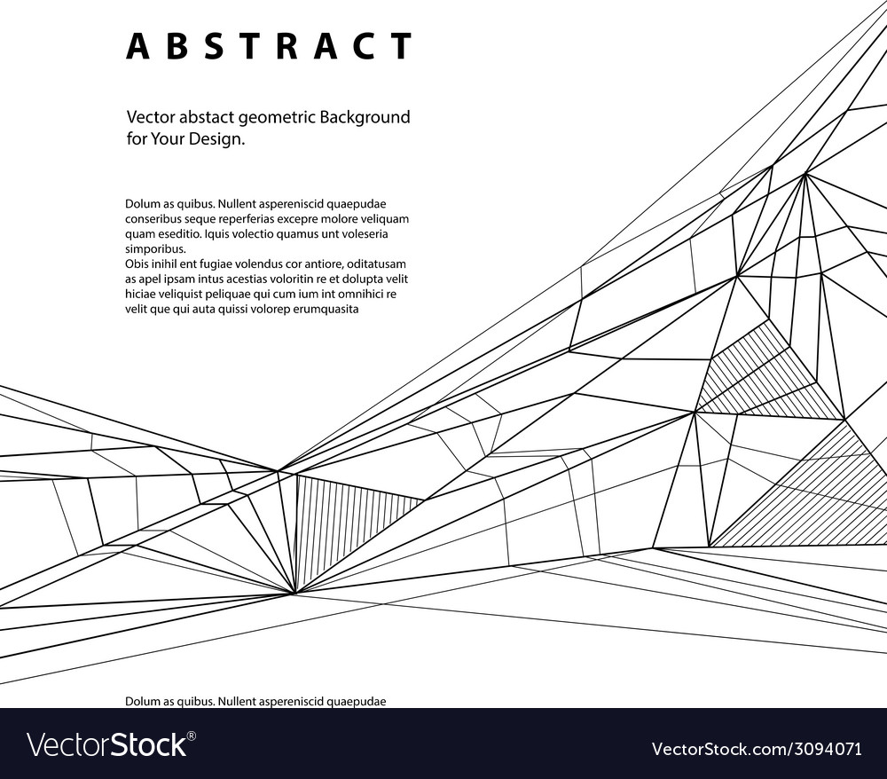 Abstract geometric background contemporary style