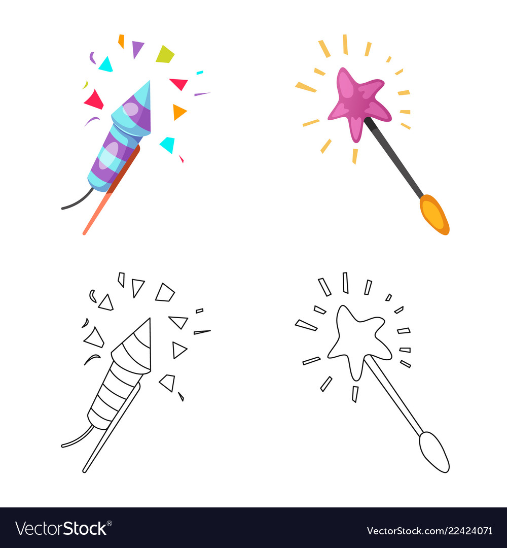 Design of party and birthday icon Royalty Free Vector Image