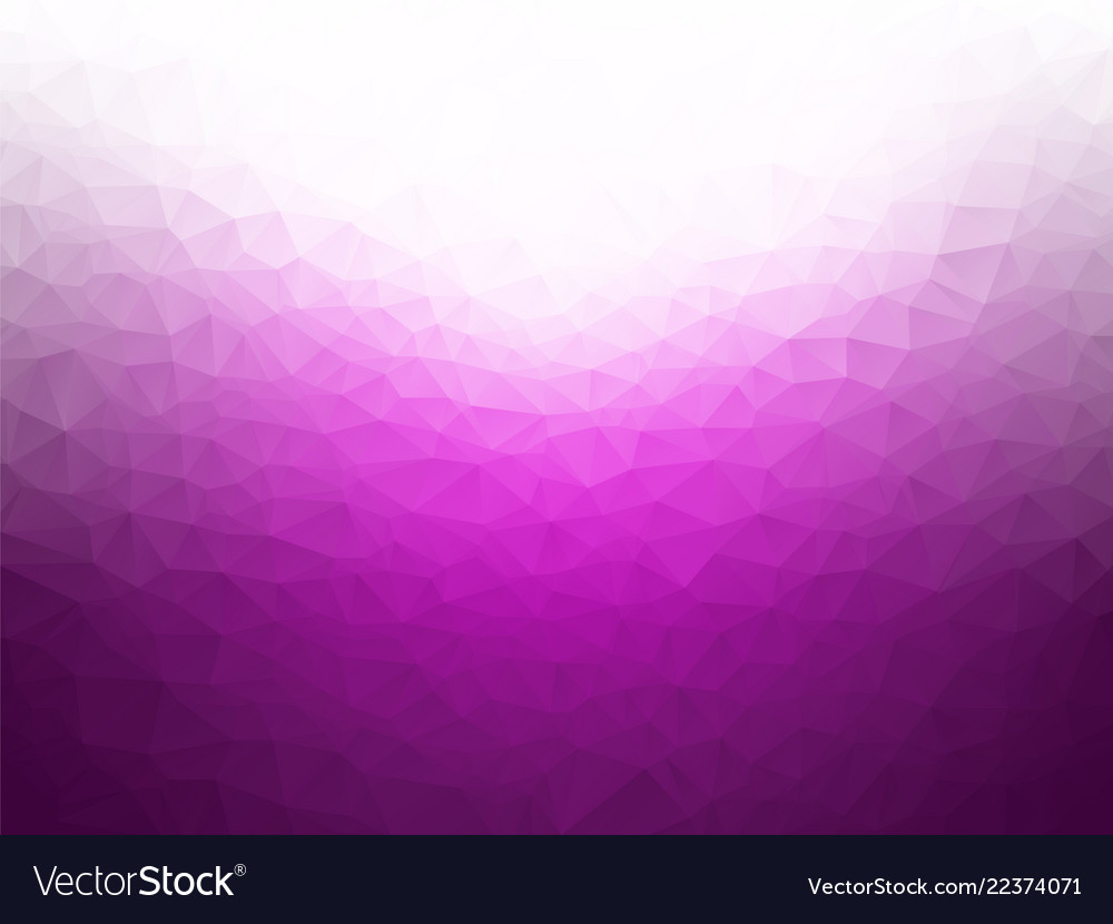 Low poly purple white background Royalty Free Vector Image