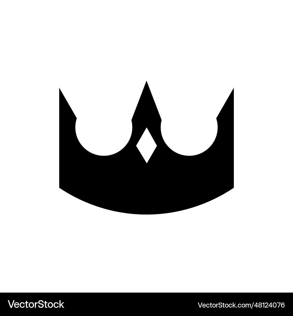 Crown icon Royalty Free Vector Image - VectorStock