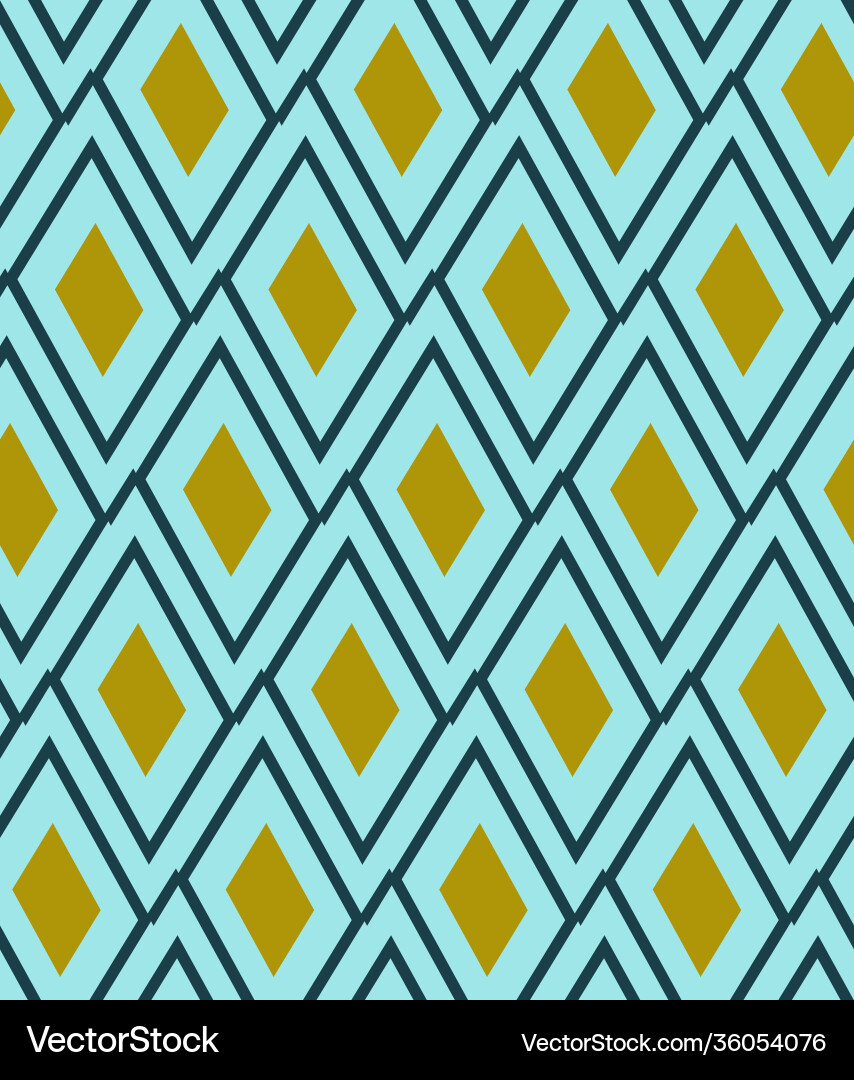 Geometrical seamless pattern graphic rhombus Vector Image
