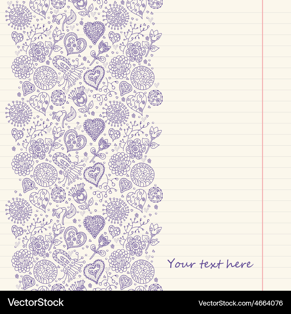 Lined paper Royalty Free Vector Image - VectorStock