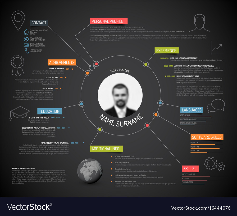 original cv resume template