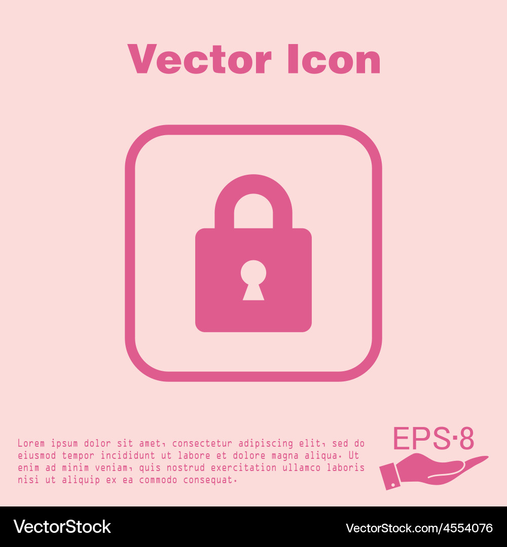 Padlock Royalty Free Vector Image - VectorStock