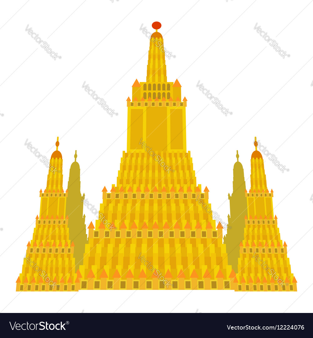 Virupaksha temple icon cartoon style Royalty Free Vector Virupaksha temple icon cartoon style Royalty Free Vector