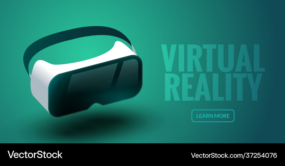 Vr glasses virtual reality headset 3d Royalty Free Vector