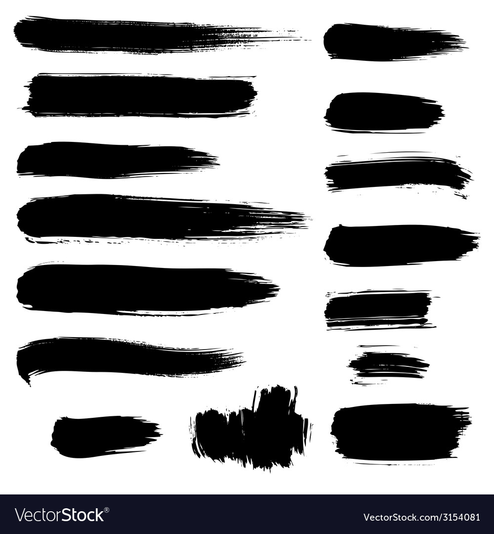 Download Brush stroke Royalty Free Vector Image - VectorStock