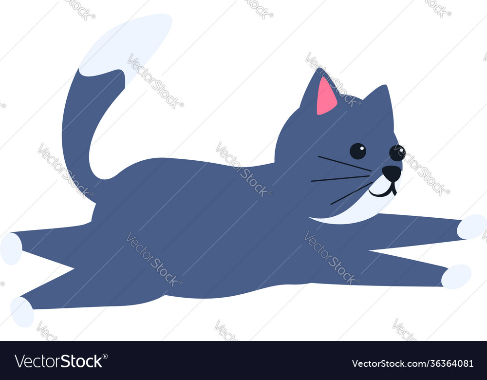 Playful cat icon, isometric style (2366166)