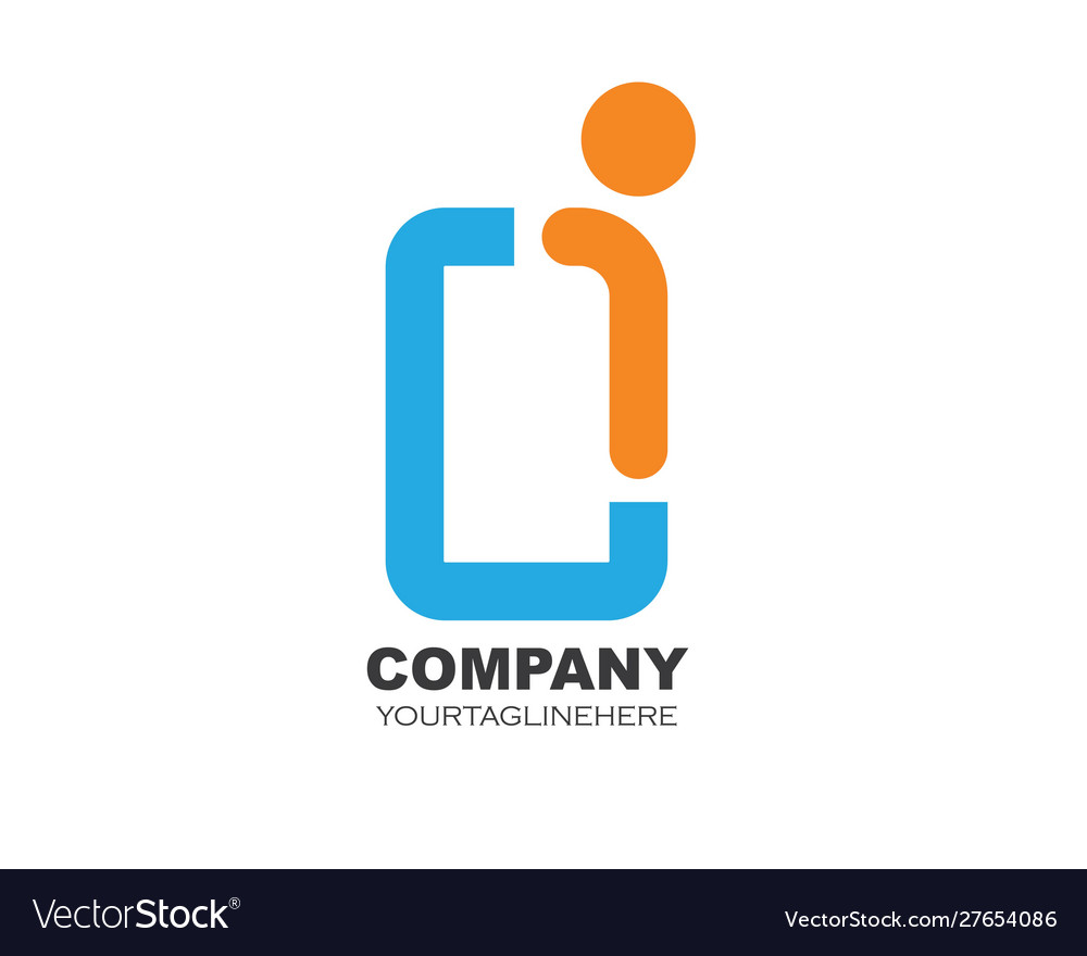 I letter logo icon Royalty Free Vector Image - VectorStock
