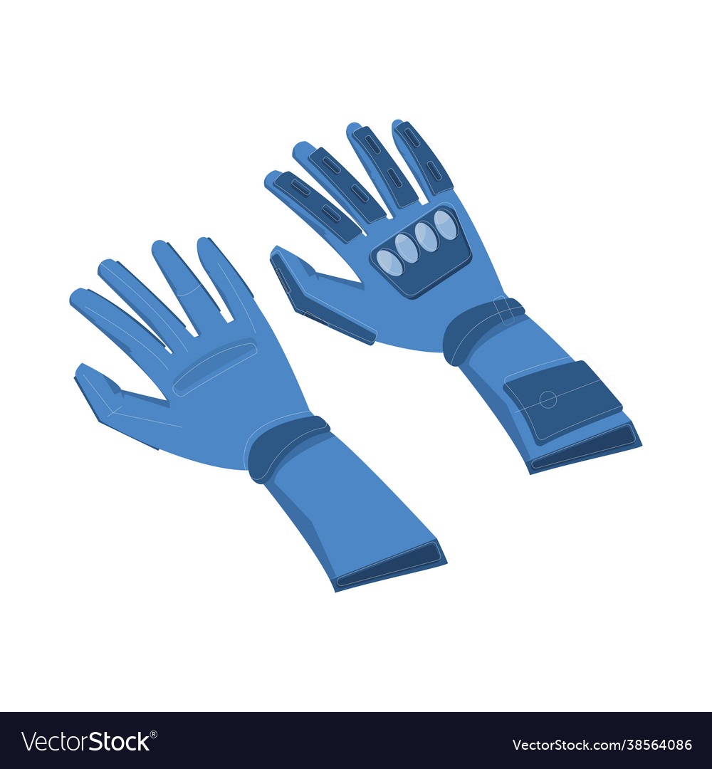 Racing Gloves Royalty Free Vector Image Vectorstock 8588