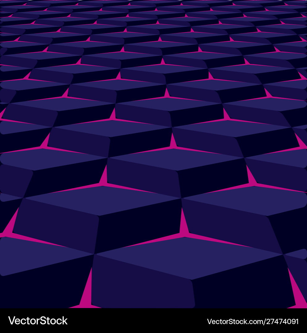 Abstract cubes background Royalty Free Vector Image