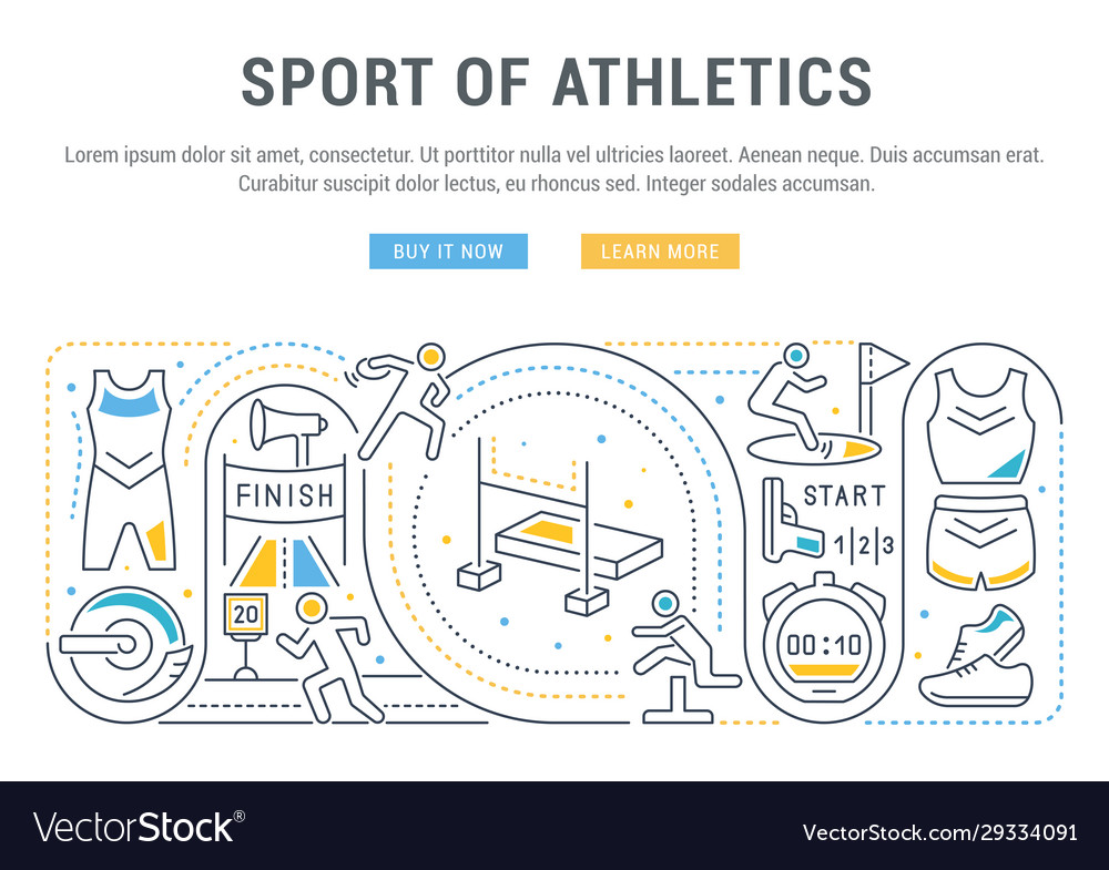 Banner sport athletics