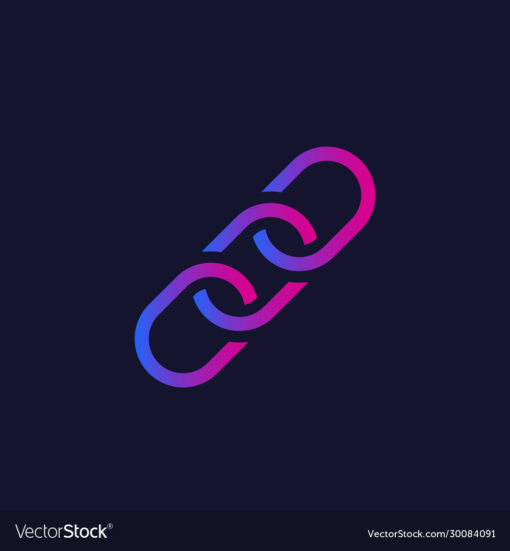 Links chain Royalty Free Vector Image - VectorStock