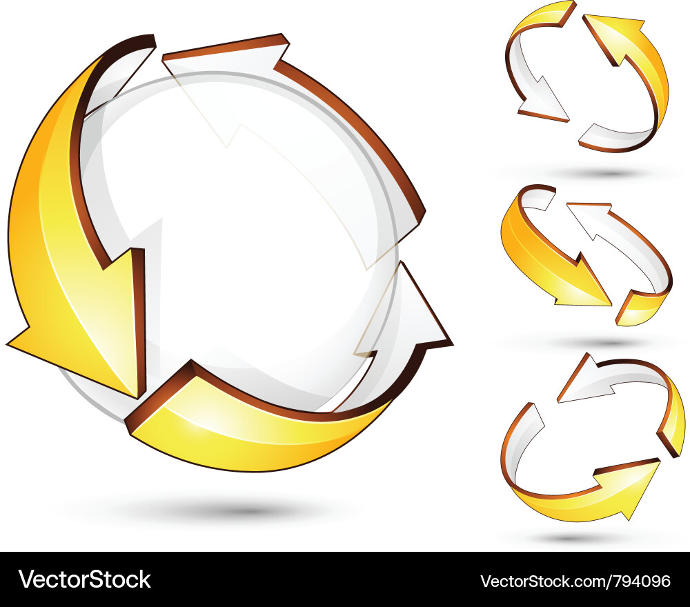 Colour arrows Royalty Free Vector Image - VectorStock