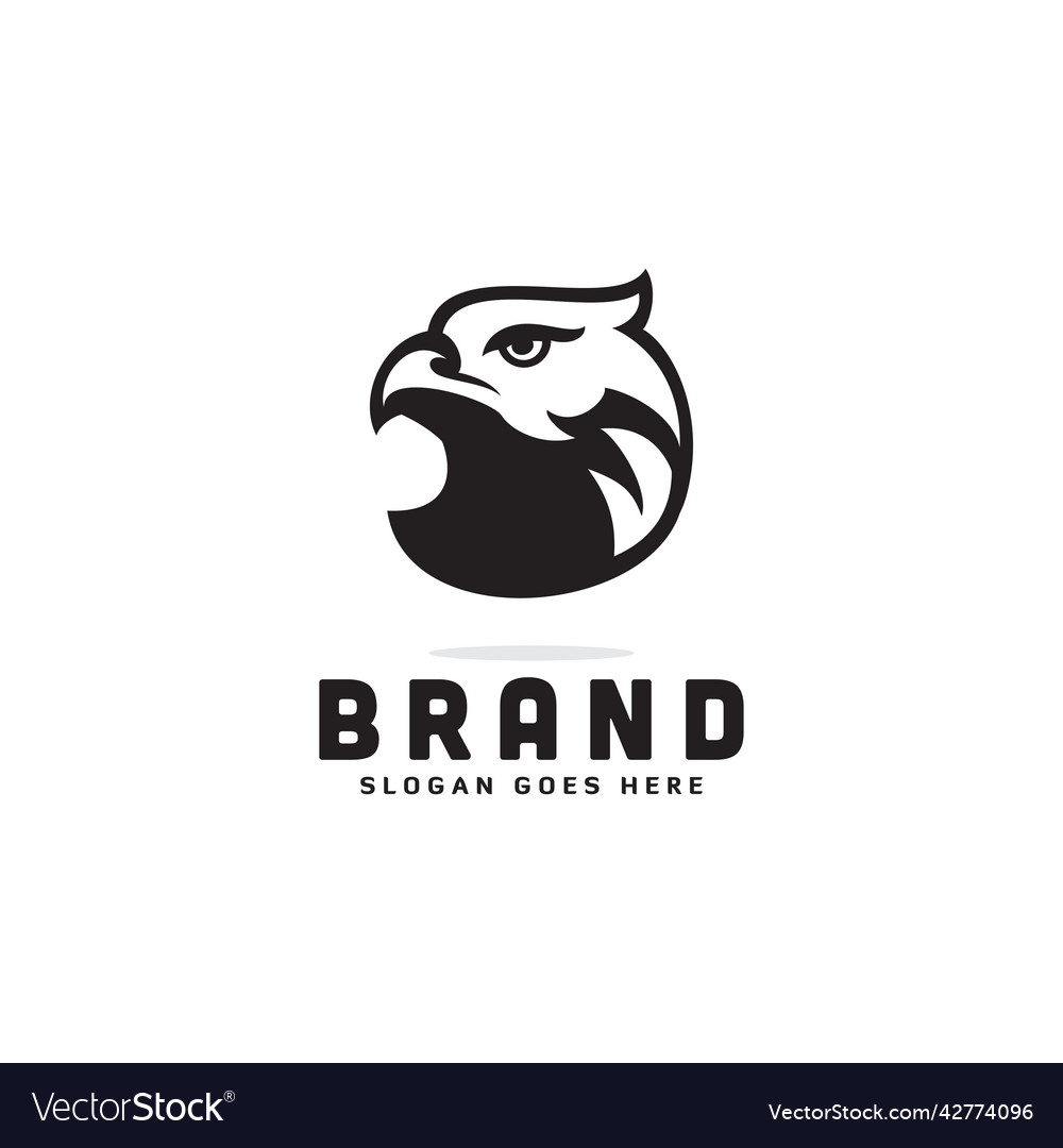 Kreative einfache Adler Logo Design Vogel