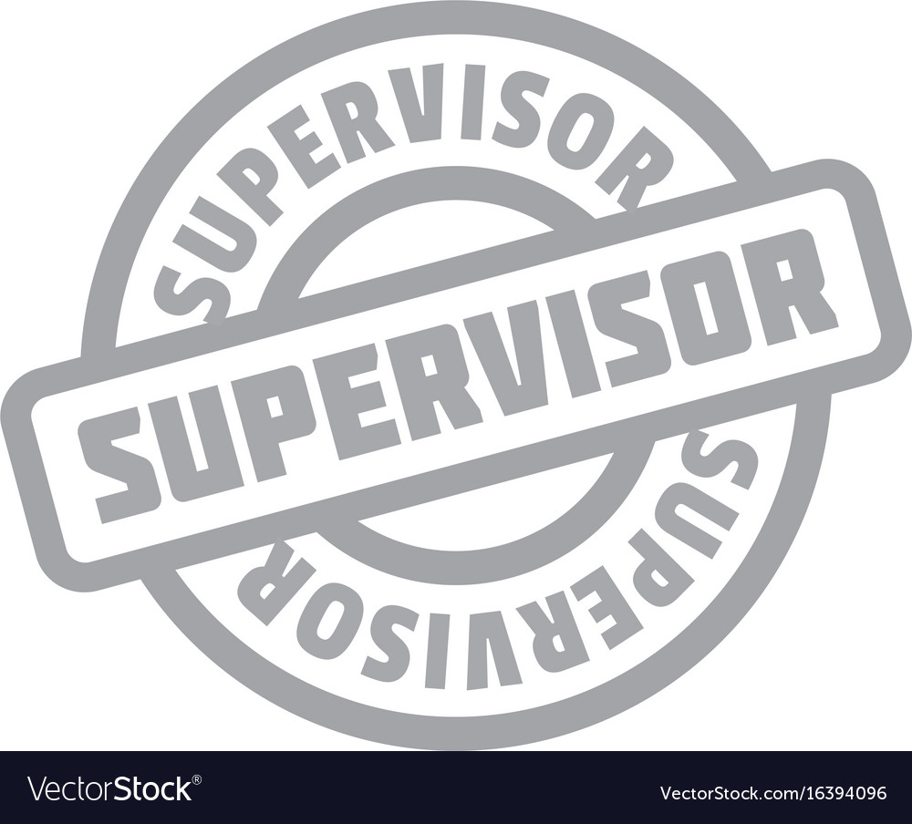 Supervisor rubber stamp