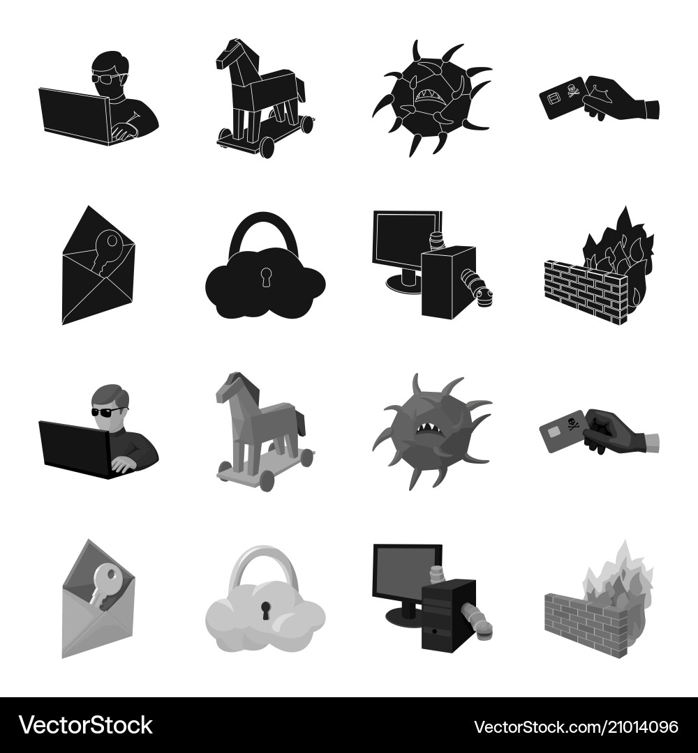 System internet connection code hackers Royalty Free Vector