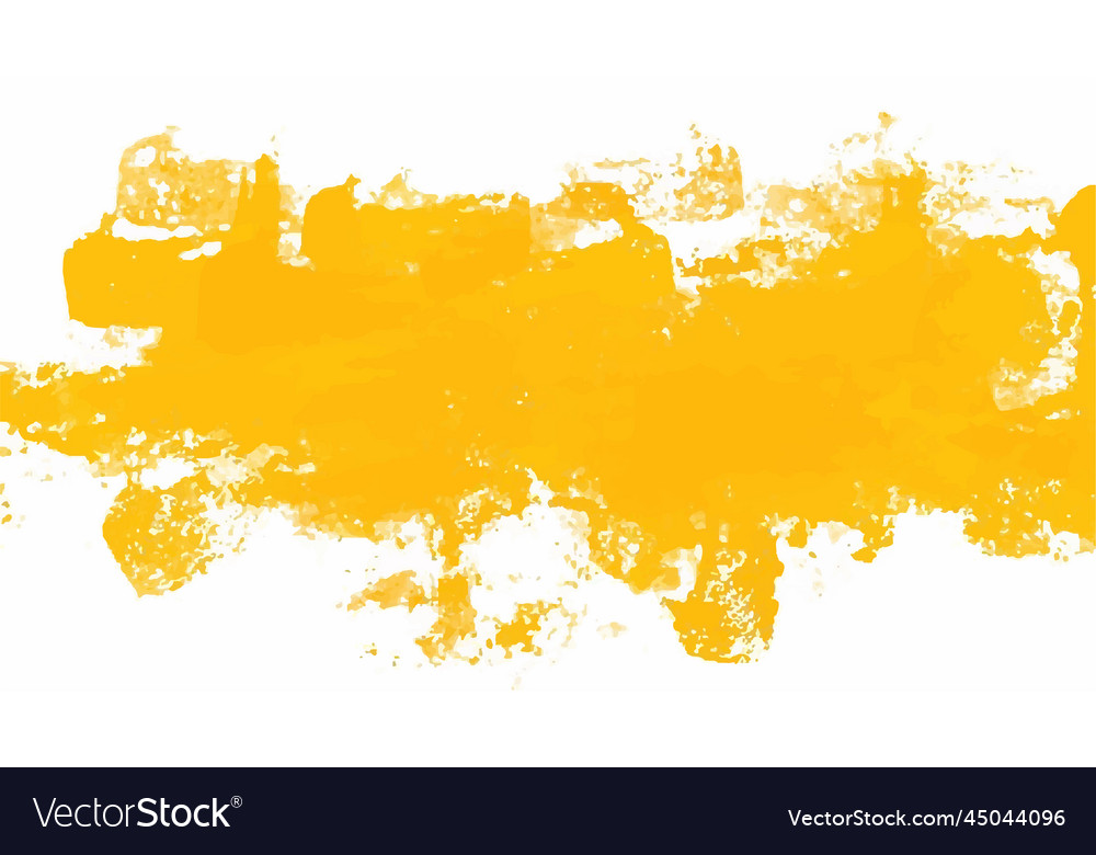 Yellow watercolor background for textures Vector Image