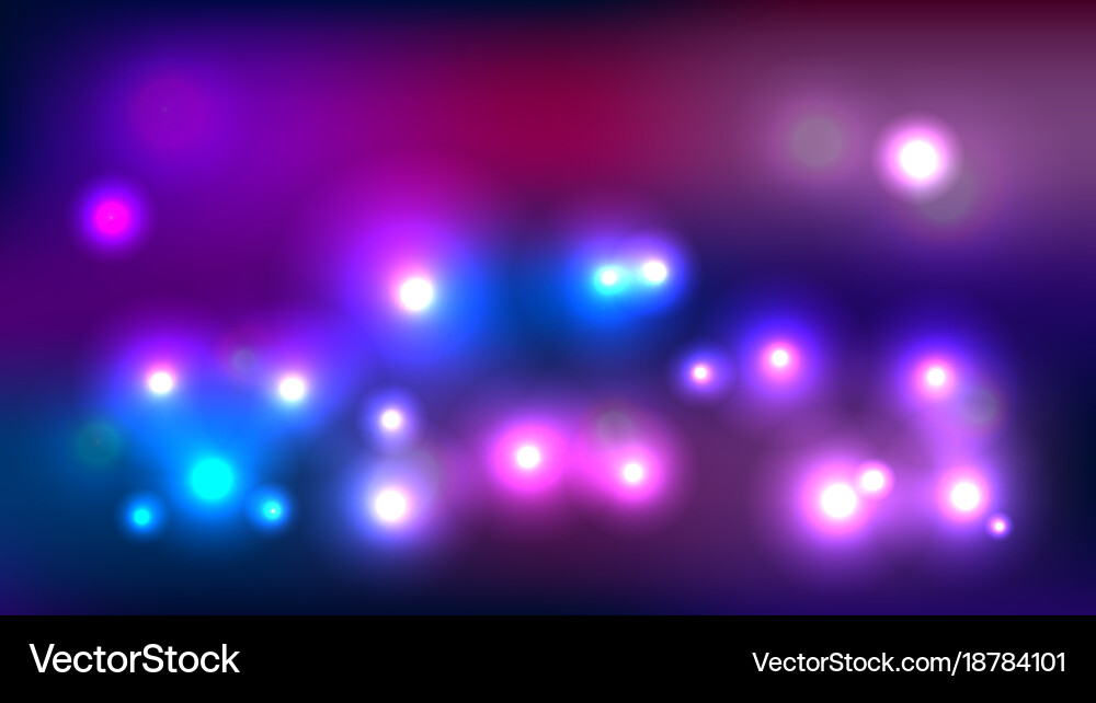 Bokeh light abstract background Royalty Free Vector Image