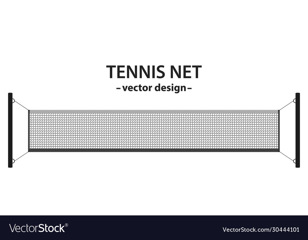 Tennis net Royalty Free Vector Image VectorStock
