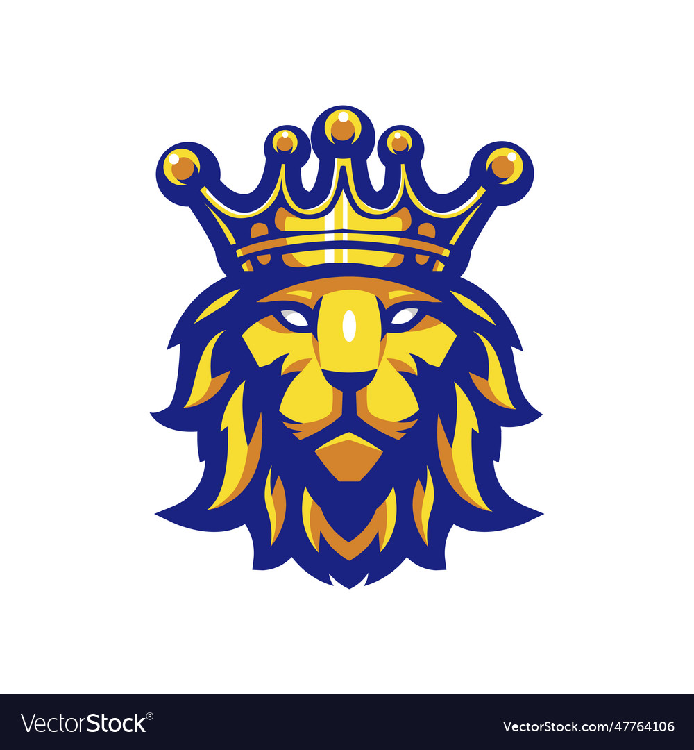 Lion king Royalty Free Vector Image - VectorStock