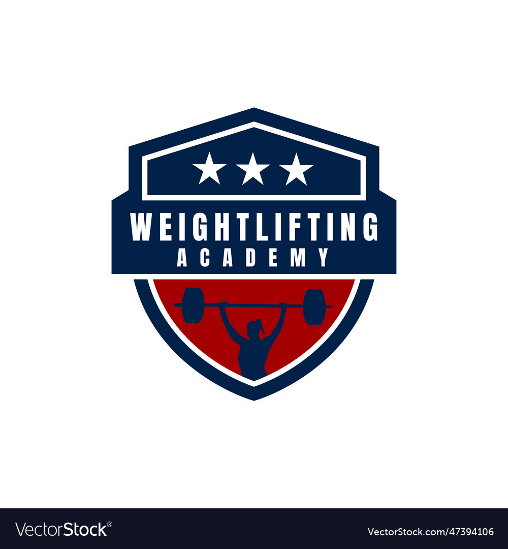 Usa weightlifting sport logo design