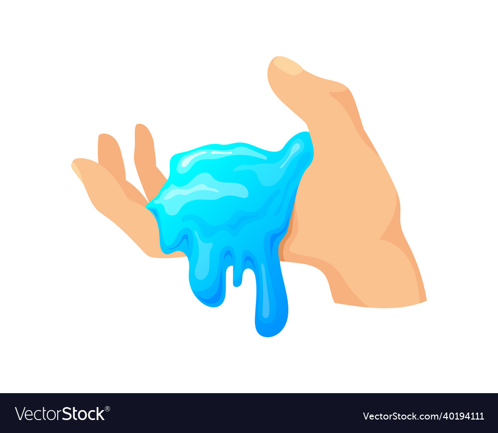 Blue slimi kids play slimes Royalty Free Vector Image Blue slimi kids play slimes Royalty Free Vector Image