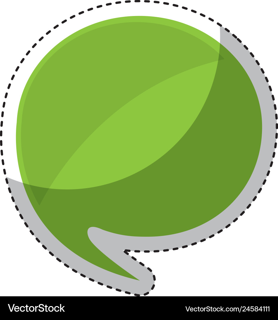 Speech bubble message icon Royalty Free Vector Image