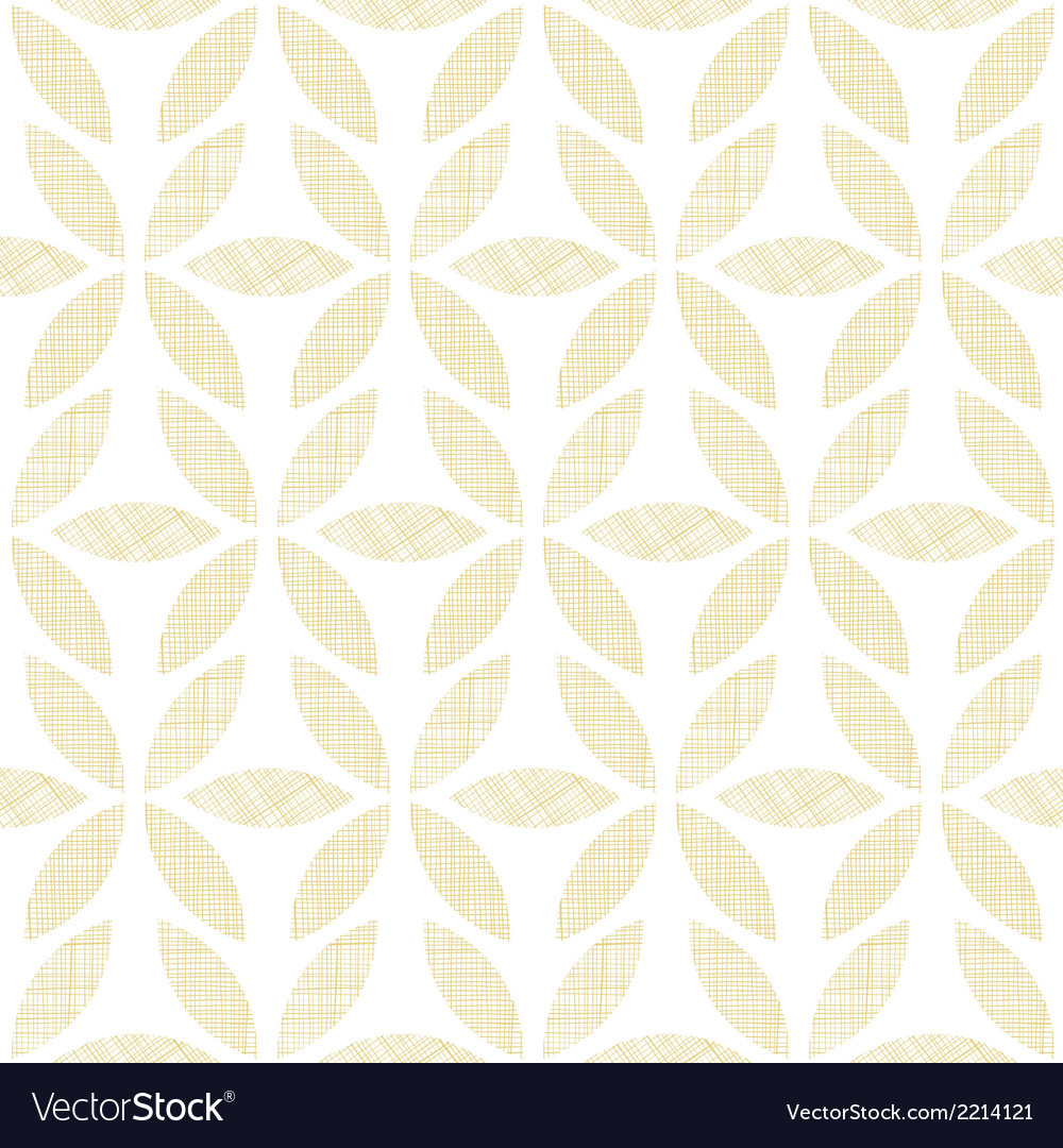 Abstract textile beige leaves seamless pattern