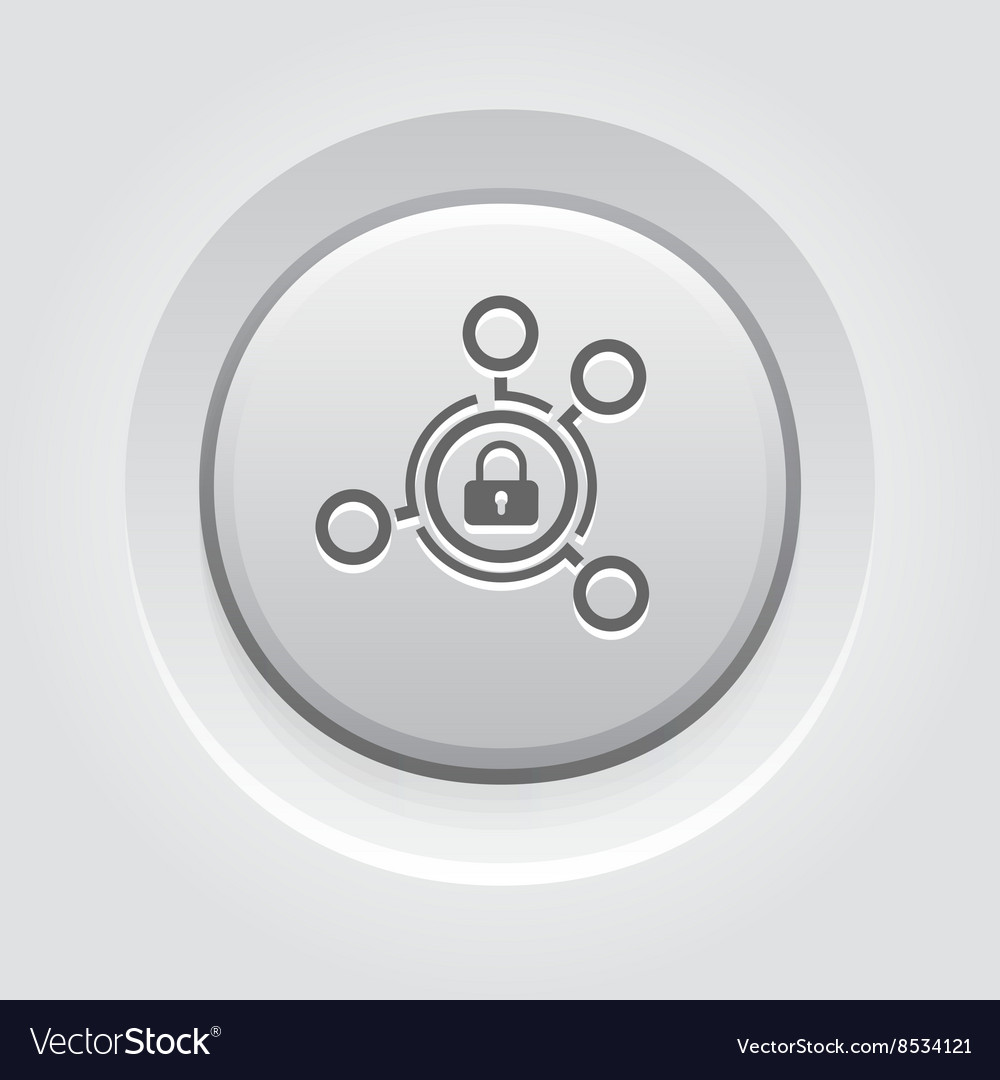 Advanced Security Solutions Icon Royalty Free Vector Image