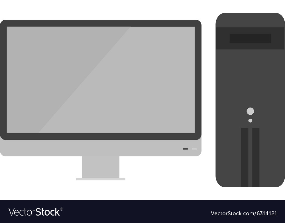 Computer Royalty Free Vector Image - VectorStock