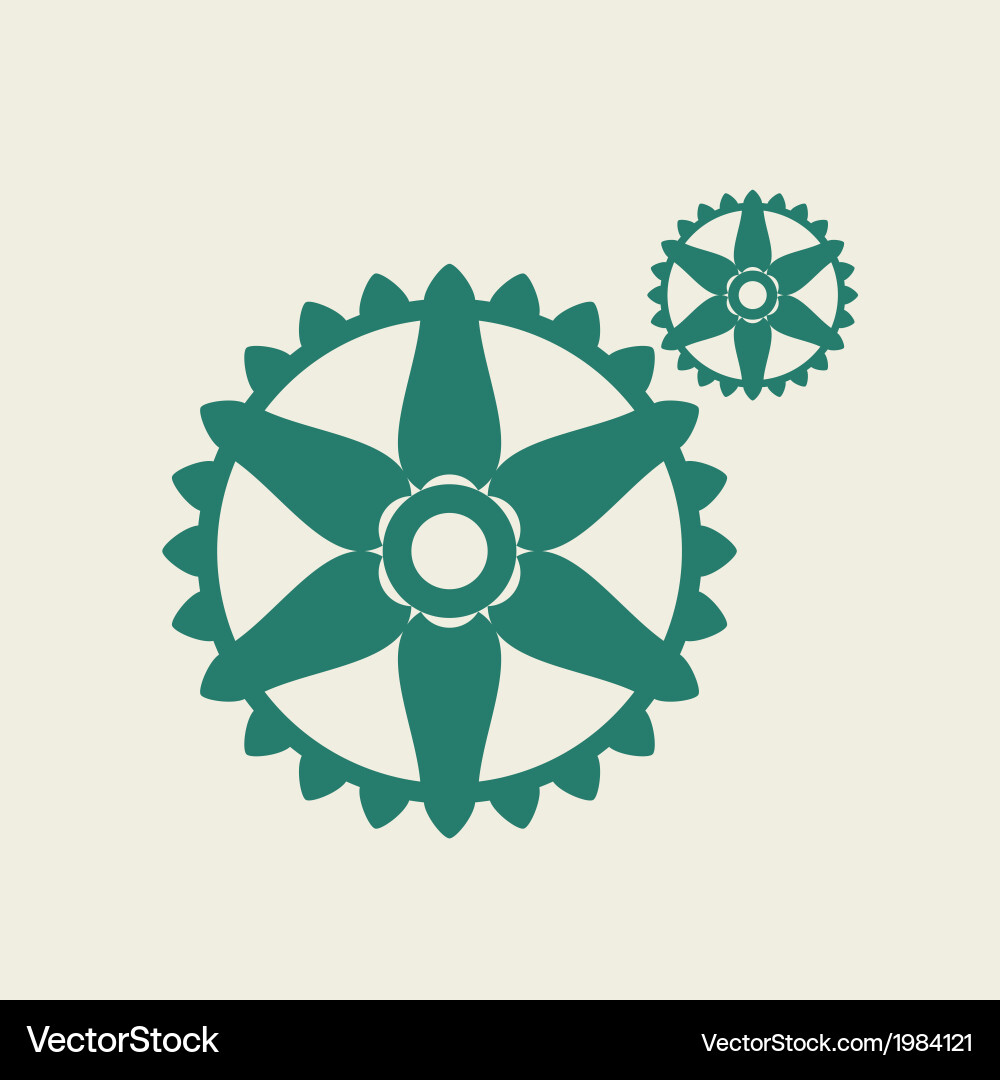 Eco flat icon Royalty Free Vector Image - VectorStock