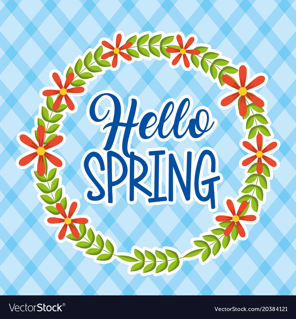 Hello spring card