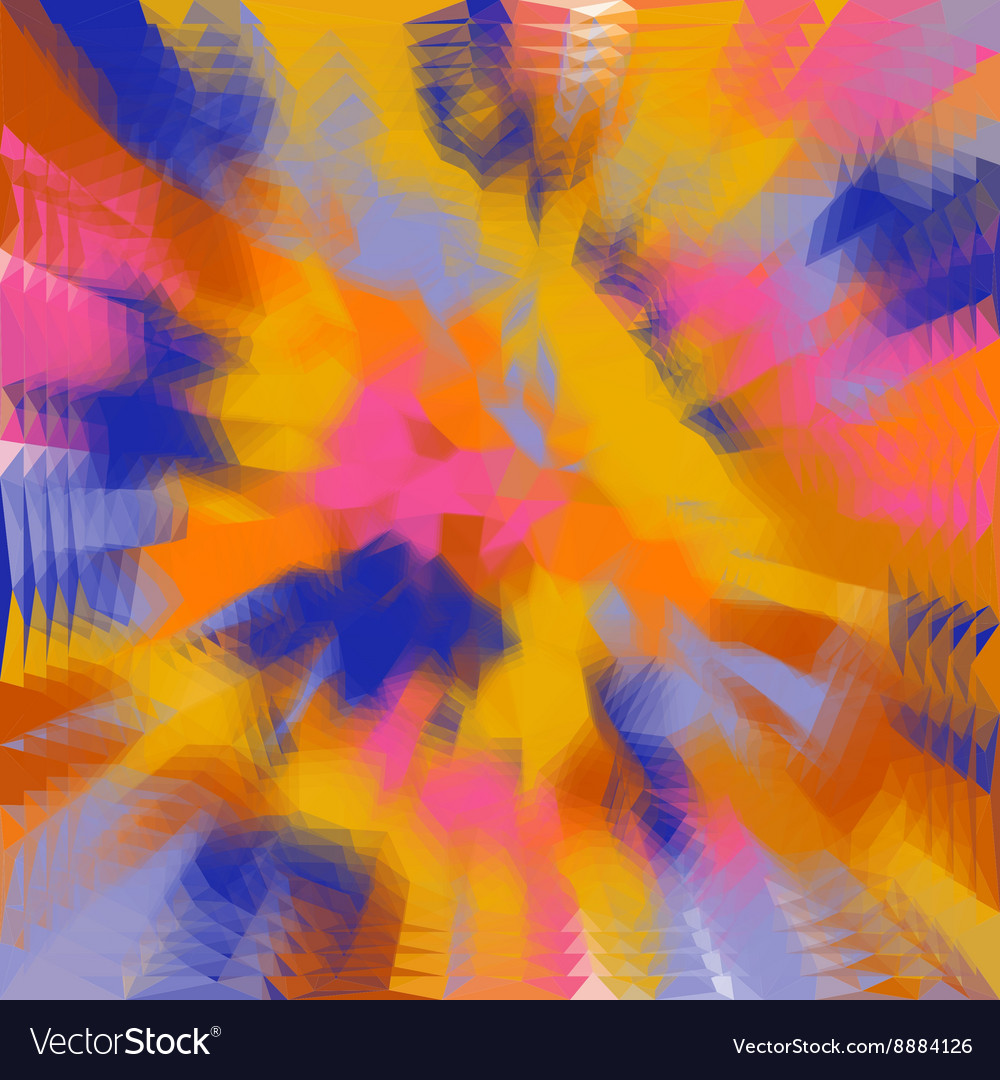 Abstract triangular color background