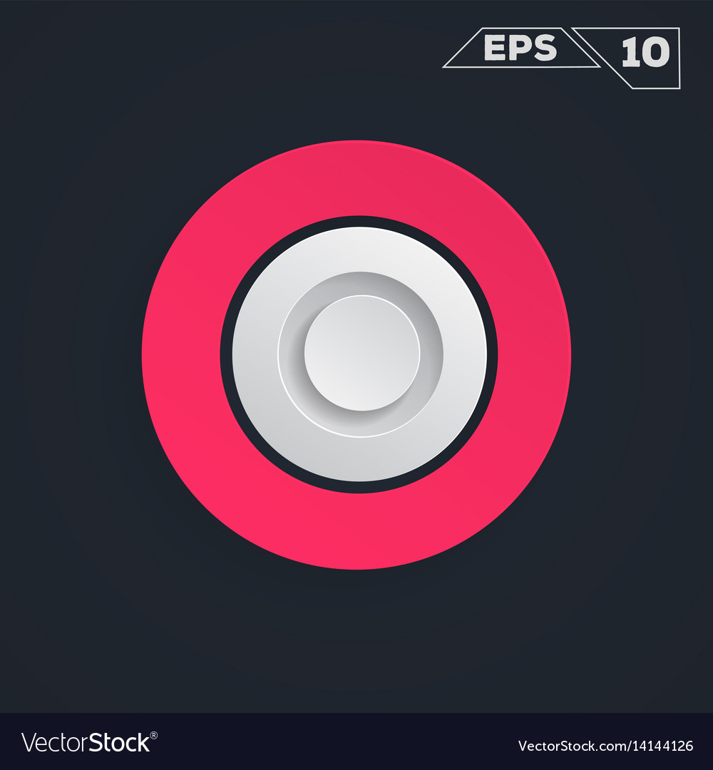 Circle button icon