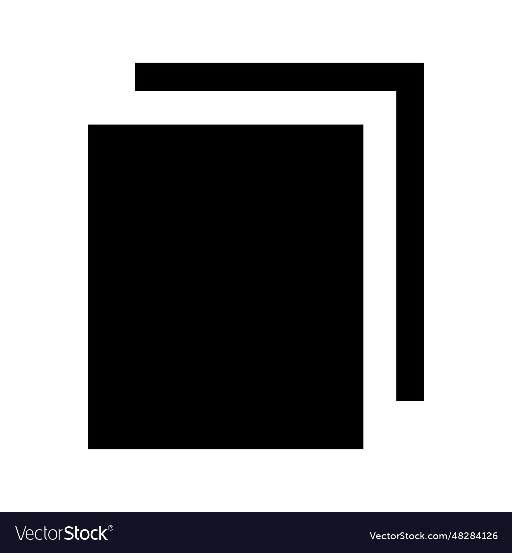 Copy icon Royalty Free Vector Image - VectorStock image.