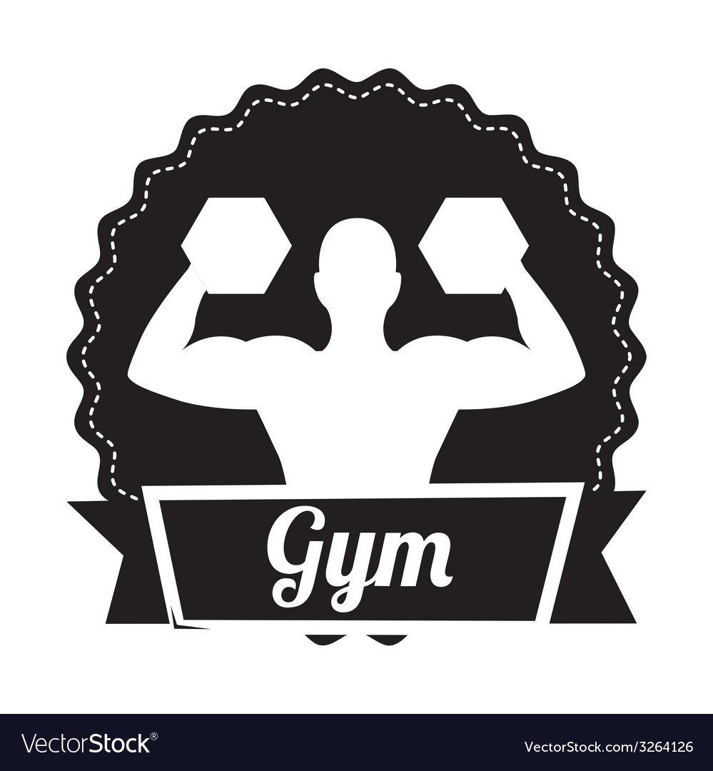 Fitness design Royalty Free Vector Image - VectorStock