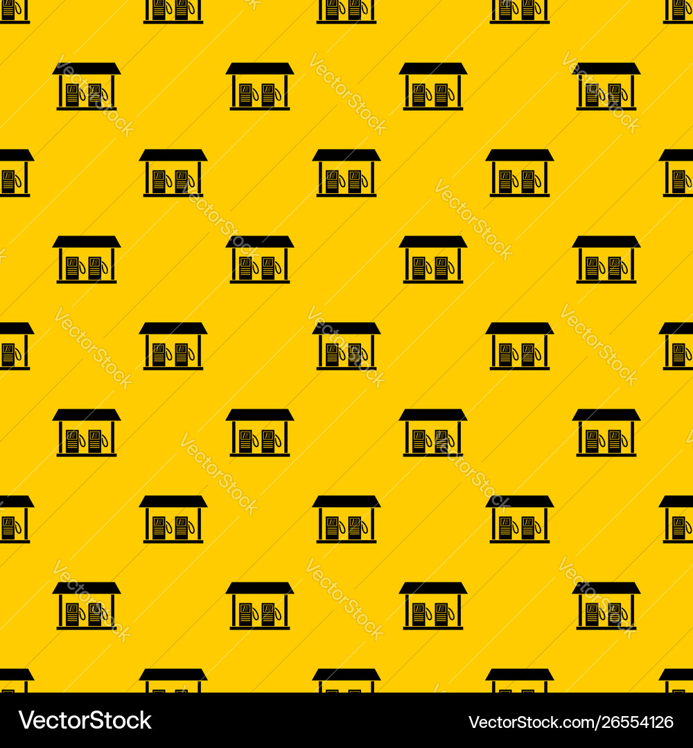 Gas station pattern Royalty Free Vector Image - VectorStock