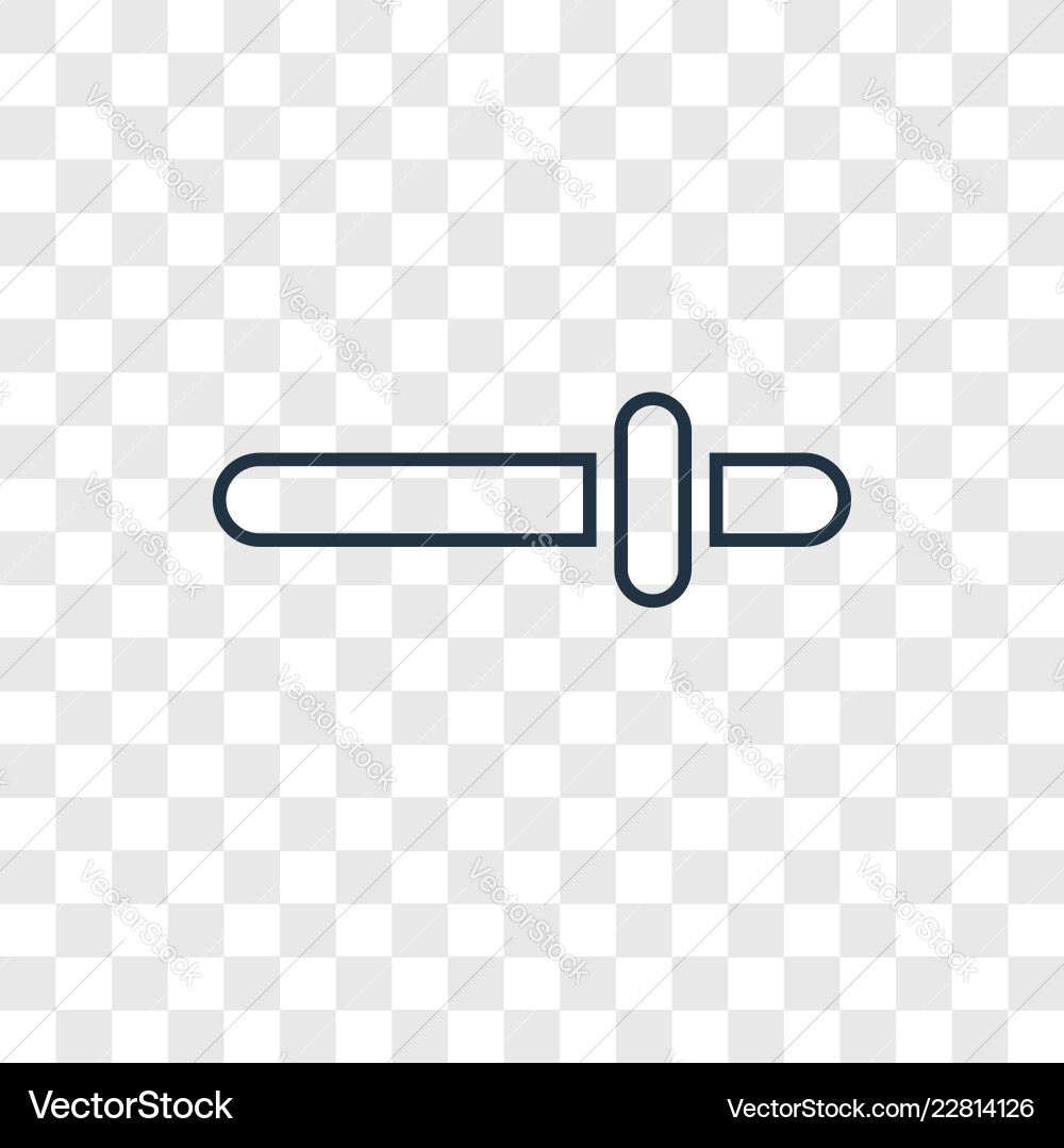 Loading concept linear icon isolated Royalty Free Vector