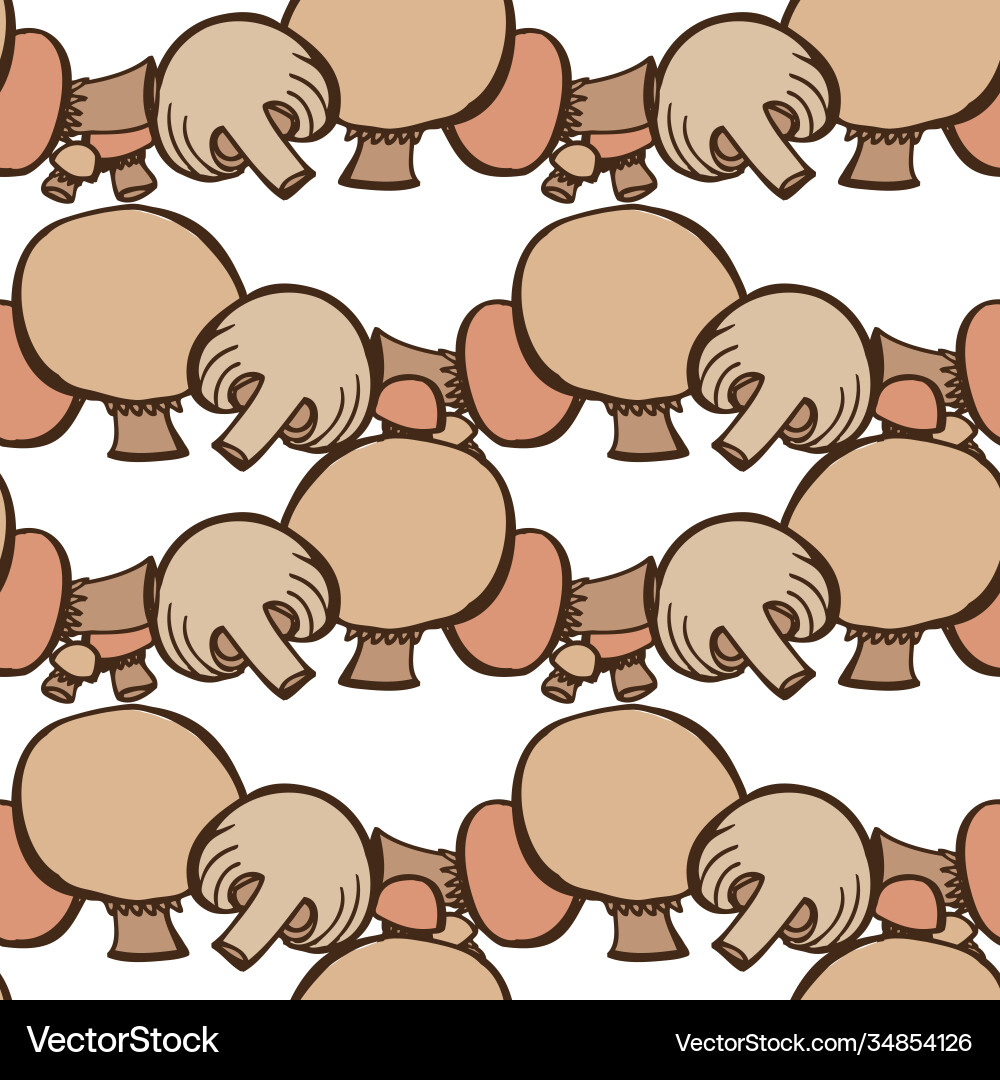 Vegetable seamless pattern Royalty Free Vector Image